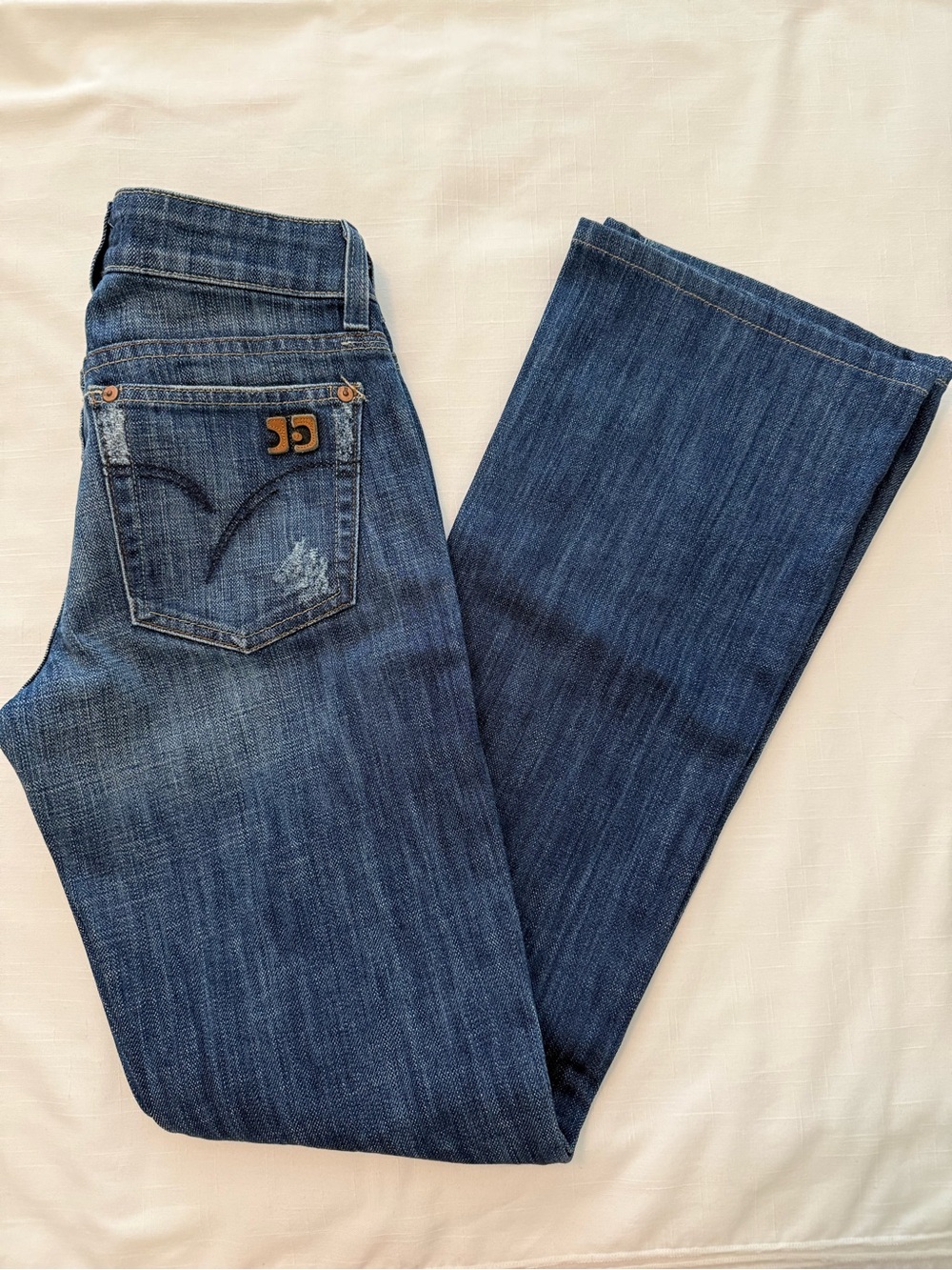 Joe's Jeans The Honey Bootcut Curvy Low Rise Y2K Jeans Size 27 x 33” Made in USA